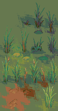 background art for use within a game. Progress state for developing final art assets.